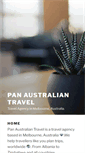 Mobile Screenshot of panaustravel.com.au