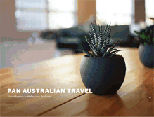 Tablet Screenshot of panaustravel.com.au